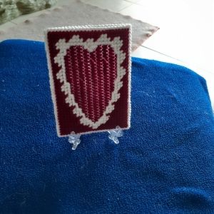 Heart picture frame w/stand